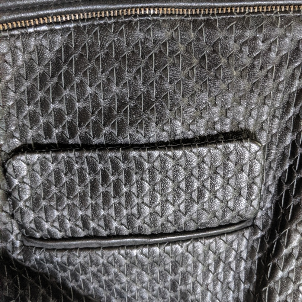 Anne Klein Leather Coat - Picture 3 of 7
